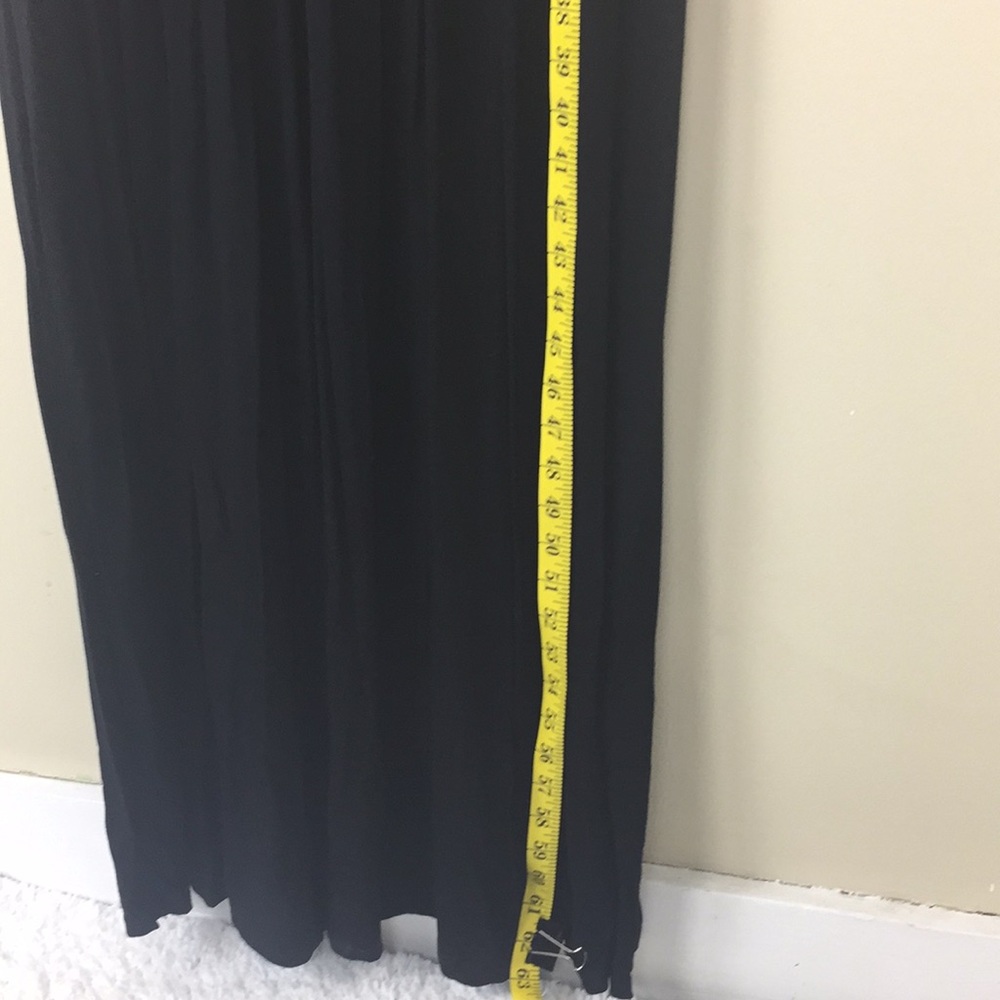 Short Sleeve Black Maxi Dress - Picture 6 of 6